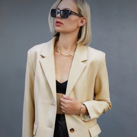 Wilfred MEMORIES blazer in wheat - Picture 9 of 9